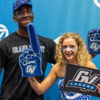 Foam fingers for the Grand Valley Lakers